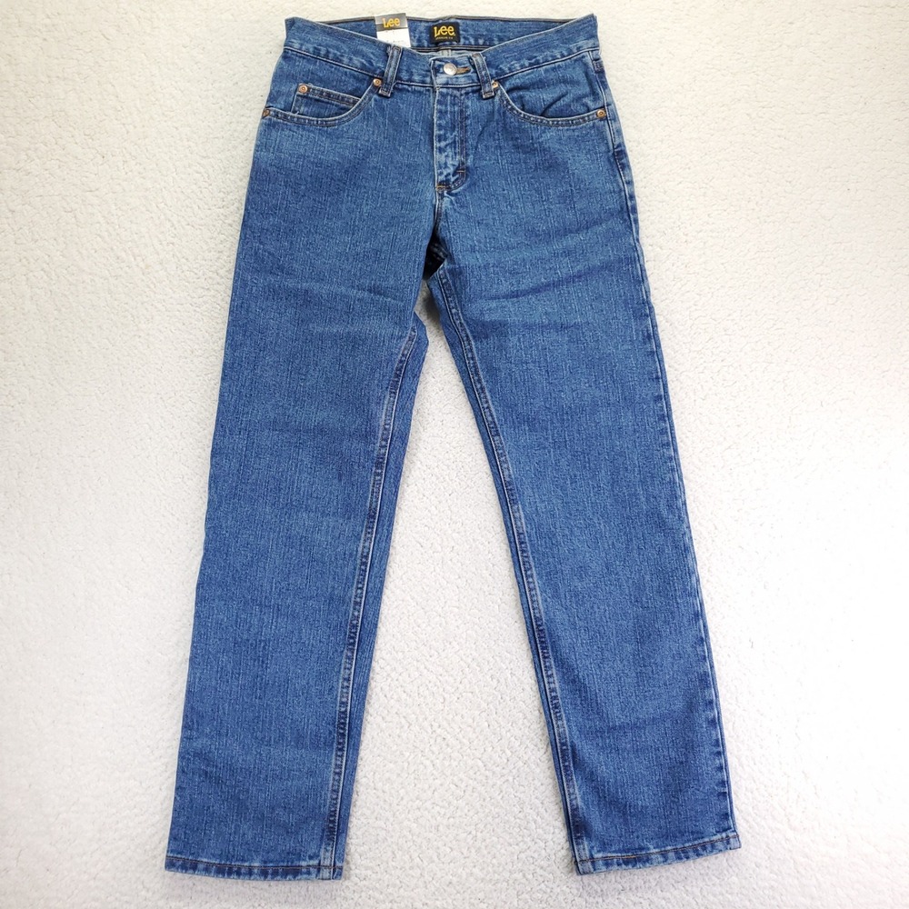 Lee Mens Regular Fit Straight Leg Jeans‎ 29x30 Pepper Stone Blue Denim 102008944
